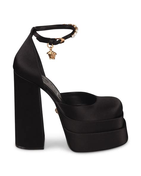 versace womens summer shoes heels|gianni versace women's wedge shoes.